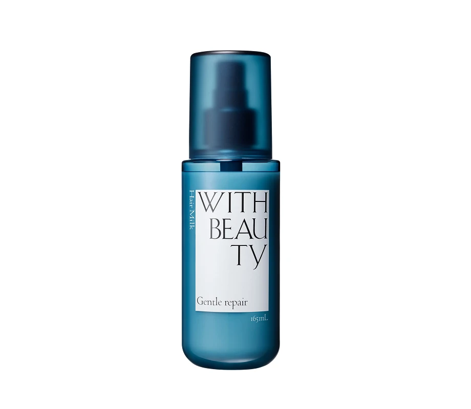 WITH BEAUTY ウィズビューティ ジェントルリペア モイストヘアミルク 165mL/¥1,595 （税込）